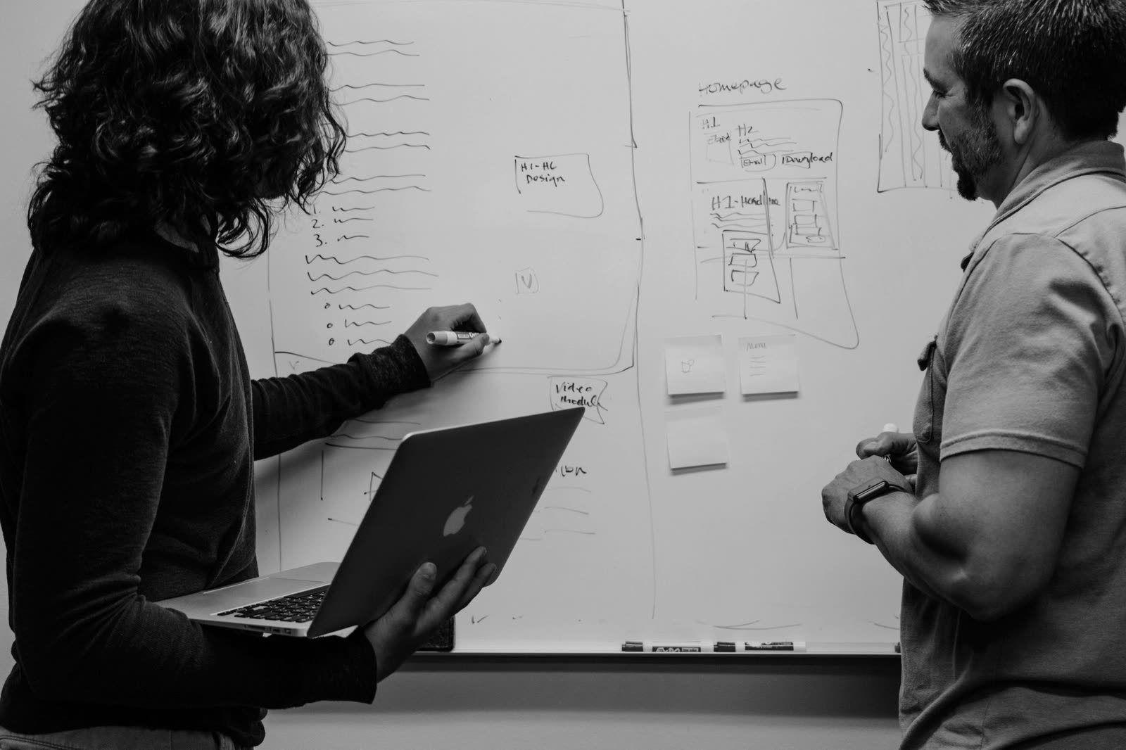 Team reviewing automation workflows