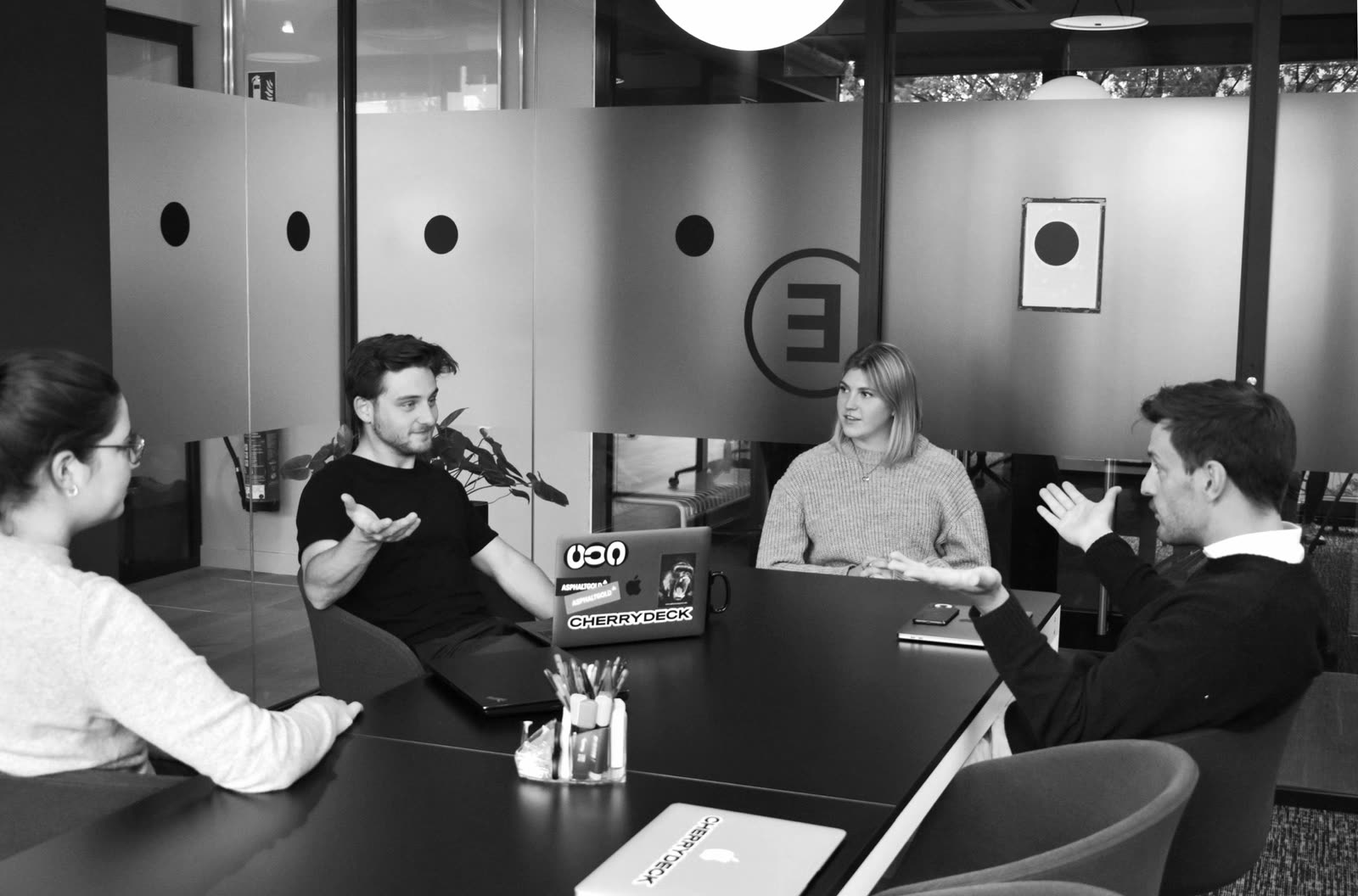 Team analyzing performance metrics